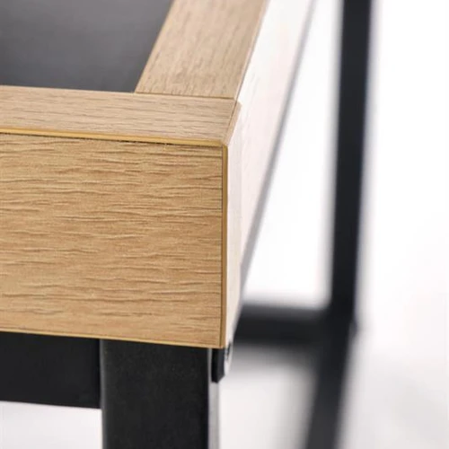 Kompaktiška spinta 100x60x39 cm - natūrali ir juoda