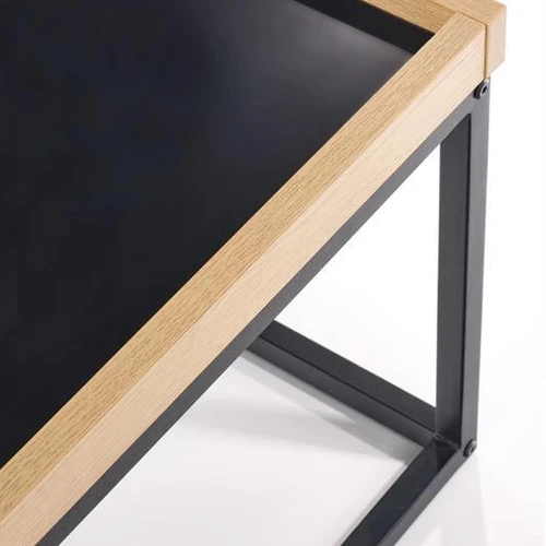 Ergonominė spinta 100x60x39 cm – natūrali ir juoda spalva