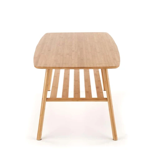 Natūralus bambuko masyvo stalas 120x60x50 cm