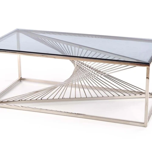 Modernus stalas 120x60 cm, rūkyta spalva