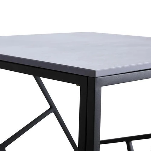 Moderni stalviršio dėžė su pilku marmuru