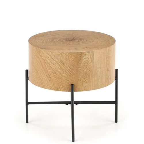 Modernus laminuotas MDF stalviršis su juodu plieniniu pagrindu