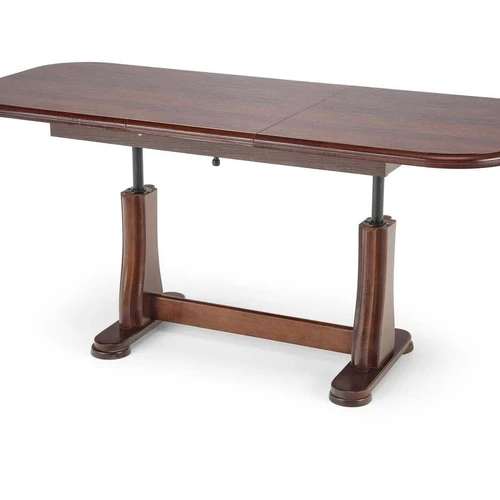 Stalas tamsaus riešuto spalvos, puikiai derantis prie klasikinio interjero