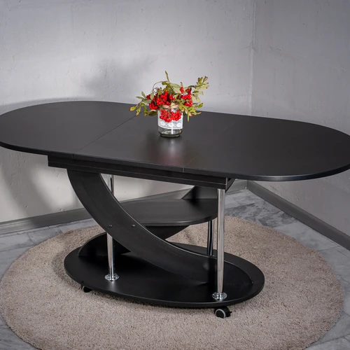 Medžių drožlių plokštės staliukas su atsparia apvada – užsakyk dabar!