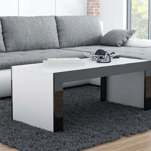 Ergonominis kavos staliukas su laminuotu korpusu