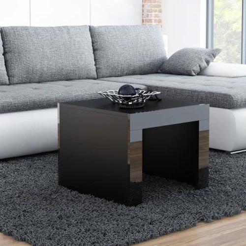 Stilingas kavos staliukas su blizgiu dekoru