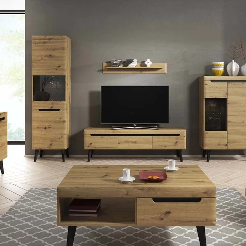 Ąžuolo ir juodos spalvos kombinacijos